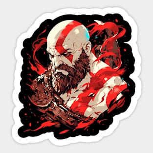 kratos Sticker